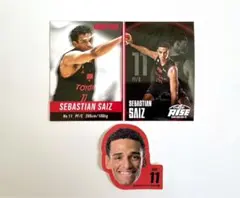 アルバルク東京 セバスチャンサイズ カード ステッカー 3点セット