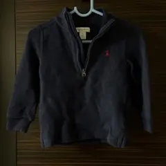 Ralph Lauren 18M ネイビー ハーフジップトレーナー 85cm