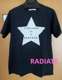 RADIATE 星柄Tシャツ　黒　スコットクラブ