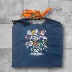 Ball & Chain エコバッグ ネイビー　Mサイズ