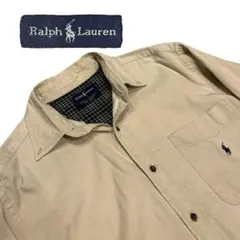 Ralph Lauren ワンポイントポニー コットンシャツ ベージュのサムネイル