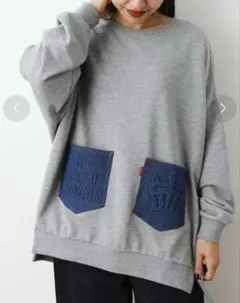 デニム スウェット