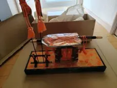 雛人形用 ミニチュア 御所車 飾りのサムネイル