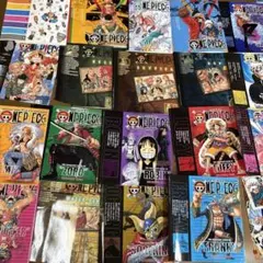 ONE PIECE 総集編付録　コミックカバー24枚と付録ポスターまとめ売り
