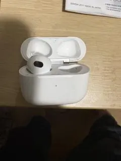 AirPods3本体 ホワイト 充電ケース付き　ジャンク