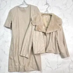 美品 フォクシー カシミヤシルク ヌートリア セットアップ B1175