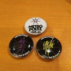 METROPOLIZ小林直己・ELLY缶バッチセット