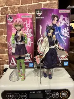 一番くじ　鬼滅の A賞　甘露寺蜜璃　B賞 胡蝶しのぶ　フィギュア