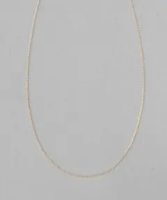 ete K18YG ミラーカットチェーンネックレス