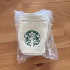 2026福袋　Starbucks カップポーチ ホワイト　スタバ　スターバックス