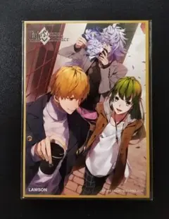 FGO ローソン限定 オリジナルミニ色紙 ギルガメッシュ エルキドゥ マーリン