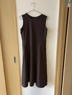 ユニクロ　ワンピース　ブラウン　L