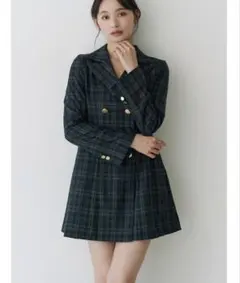 MERCURYDUO 2WAYフィット&フレアジャケットワンピース