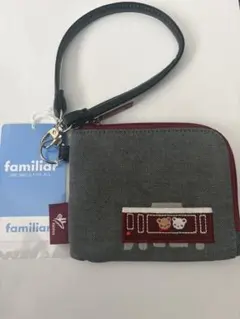 タグ付き ファミリア×阪急電車 コラボレーション パスケース 定期入れ