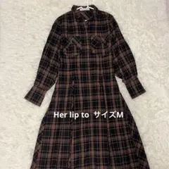 2026年最新】herliptoチェックワンピースの人気アイテム - メルカリ