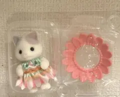 シルバニアファミリー 赤ちゃん妖精の森のなかまたちシリーズ ラテネコの赤ちゃん