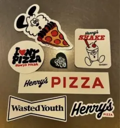 XXL即発送 Henry's Pizza PIZZA BAT TEE BLACK file.jpg