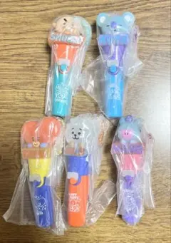 BT21 ライトスティックチャーム　5種類セット