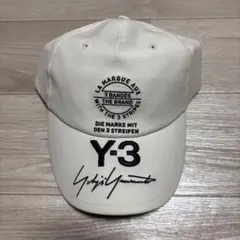 Y-3 adidas × YOHJI YAMAMOTO Cap キャップ　白
