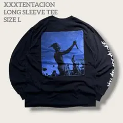 XXXTENTACION ロンT フォトプリント 長袖T L 黒 両面 ラップTのサムネイル
