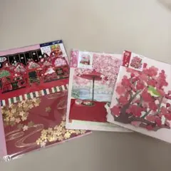桜のグリーティングカードセット