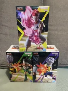 ハンターハンター フィギュア ゴン キルア ヒソカ 3種　0416