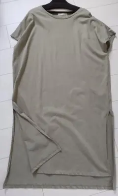 【SHOO・LA・RUE. 】 コットン リネン スリット入り ロングワンピース