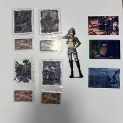 【未開封】進撃の巨人 アクリルスタンド 4個/シール 4枚セット