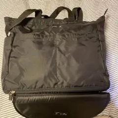 アニエスベー　ロゴ　ペアレンツバッグ　マザーズバッグ　2way