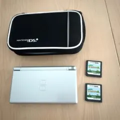 NINTENDO DS Lite シルバー ケース おいでよどうぶつの森付き