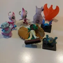 デ*コ様 ポケモン フィギュア　モンコレ　指人形　8個セット　TOMY　希少