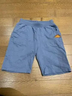 ハーフパンツ　恐竜　ブルー　140センチ