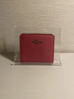 【COACH✨】二つ折り財布 ピンク