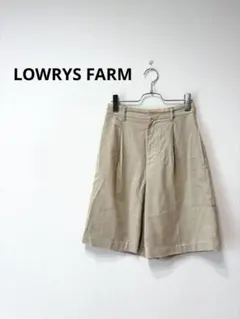 LOWRYS FARM ローリーズファーム　スエード生地ハーフパンツ