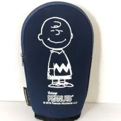 【訳あり特価】スヌーピー×ガリャルダガランテ チャーリーブラウン ポーチ 紺