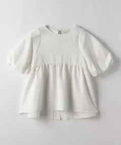 green label relaxing ジャカード ペプラム ブラウス