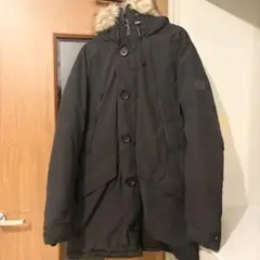 【美品】ポロラルフローレン ファー付き ダウンジャケット ブラック XL LG
