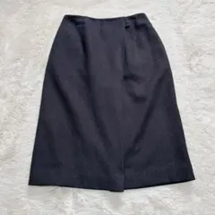 オフオン ひざ丈スカート M 上品 裏地付 OL セレモニー きれいめ オフィス