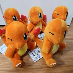 ポケットモンスター しっぽみてみて！ぬいぐるみ　～ヒトカゲ～　5体セット