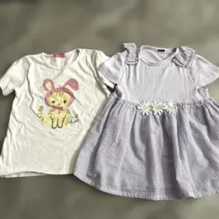 女の子 Tシャツ 2枚セット 130cm