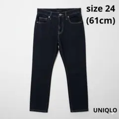 UNIQLO ユニクロ　スリムストレートジーンズ　24（61cm）