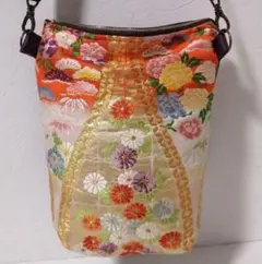 袋帯 リメイク ショルダーバッグ ハンドメイド 和柄
