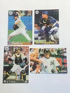 プロ野球チップスOBカード 高津臣吾 矢野燿大 中嶋聡 井口資仁