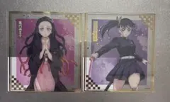 鬼滅の刃 アニプレックスくじ クリア色紙 禰豆子 カナヲ