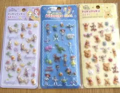 R*読様 PUKUPUKU SEAL ディズニー　シール　 3パックセット