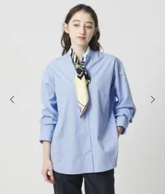 新品未使用 UNITED ARROWS エンブロイダリーカラーシャツ ホワイト