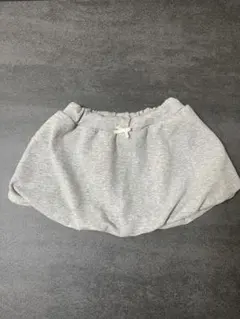 プティマイン　グレー　バルーンスカート　90cm