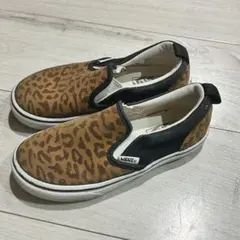 Vans ヒョウ柄 スリッポン19センチ