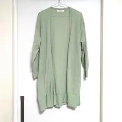 サマンサモスモス blue ミントグリーン 長袖カーディガン