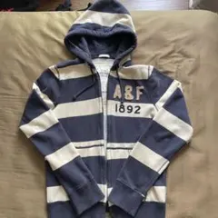 Abercrombie & Fitch M パーカー ネイビー/アイボリー